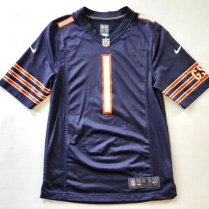 Nike NFL On Field Chicago Bears Football Jersey #1 Justin Fields Small Men Women